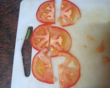 Foto del paso 2 de la receta: Bocadillo de lomo adobado, salteado de pimiento y huevo frito
