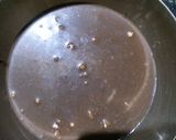 A picture of step 4 of Oreo cake in pressure cooker(steamed).