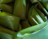 Foto langkah ke 3 dari resep Lepat/ lapek/ lemet labu kuning.