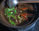 A picture of step 6 of Drumstick Kadhi.