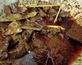 Foto langkah ke 6 dari resep Rendang Daging Sapi Kluwak.
