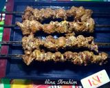 A picture of step 6 of Seekh Kabab.