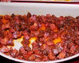 Foto del paso 2 de la receta: Puré rústico con echalote, arvejas y cantimpalo