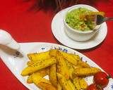 Foto del paso 3 de la receta: Papas Caseras Rústicas al Horno Con Guacamole!