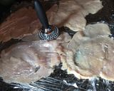 A picture of step 4 of Flat Chicken. Courtesy of Martha (sort of).