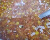 A picture of step 4 of Matar Pulao.