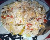 A picture of step 6 of Fish fried Rice.