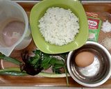 Foto langkah ke 1 dari resep Bubur Telur Kocok Favorit [Sarapan Hari 2].