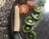 A picture of step 1 of Winter Fruit Salad.