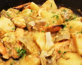 Foto del paso 6 de la receta: Guiso de Patatas con Alcauciles y Mejillones