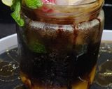 A picture of step 3 of Butterscotch mango mojito.
