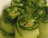 Csavart tejfölös uborkasaláta recept fázis 7 fotója