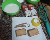 Foto del paso 1 de la receta Tarta de leche merengada con galletas. Sin horno