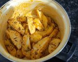A picture of step 1 of Grilled Garlic Potato.