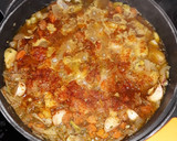 Foto del paso 3 de la receta: Trinxat de verduras con sardina de casco