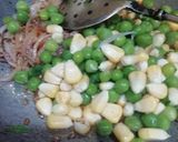 A picture of step 4 of Corn Biryani.