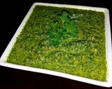 A picture of step 4 of Mike's Garlic Parsley Cilantro Pesto.