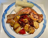 Foto del paso 3 de la receta: Pollo de corral al horno con patatas