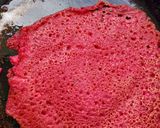 A picture of step 4 of Iron Rich Beetroot Oats Chilla.