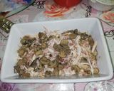Une image de l'étape 4 de Gratin de poulet avec champignons.