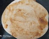 A picture of step 2 of Achari Parantha.