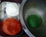 A picture of step 2 of Tricolor rolls.