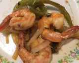 Foto del paso 2 de la receta: Camarones con pimientos