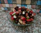 A picture of step 2 of Leftover chana (chat).