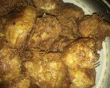 A picture of step 4 of Awaran kwai(egg tofu).