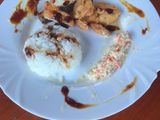 Tempura bundás csirke és garnéla rák gluténmentesen