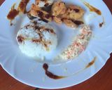 Tempura bundás csirke és garnéla rák gluténmentesen recept fázis 2 fotója