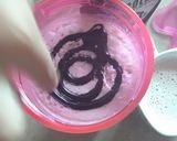 A picture of step 2 of Chocolate milk shake.