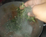A picture of step 6 of Oha soup. 😍😋.
