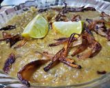 A picture of step 5 of Beef Haleem.