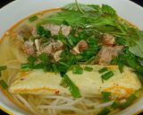 Hình bước làm 3 của món Bún bò nạm chả
