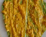 A picture of step 4 of Palak patara (Paalak Roll).