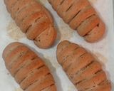 Foto langkah ke 6 dari resep Roti Cokelat Pisang Meses.