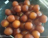 A picture of step 4 of Mawa gulab jamun.