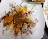 A picture of step 1 of Dhaba Style Paneer Masala.