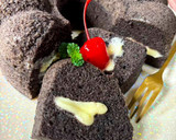 Foto langkah ke 7 dari resep Bolu Ketan Hitam Keju Lumer.