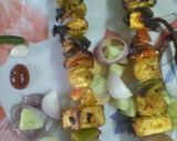 A picture of step 1 of Paneer tikka.