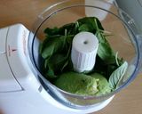 A picture of step 2 of Vickys Spinach & Avocado Spaghetti, GF DF EF SF NF.