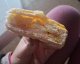 Foto del paso 16 de la receta: Tarta de jamón y queso con papas fritas, huevos