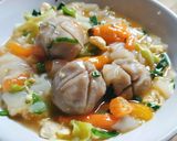 Foto langkah ke 11 dari resep #21. Kwetiau Kuah Topping Bakso.