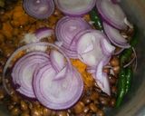 A picture of step 2 of Mbaazi (pigeon peas) #4weekschallenge.