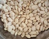 A picture of step 1 of Broad beans seeds curry (vaal nu shaak).