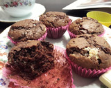 Foto del paso 5 de la receta: Muffins triple chocolate