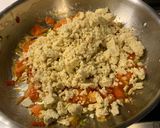 A picture of step 6 of Scrambled Tofu.
