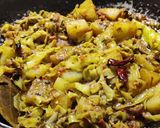A picture of step 6 of Homestyle vegetarian plate meals.
