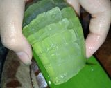 Hình bước làm 2 của món Nha đam đường phèn